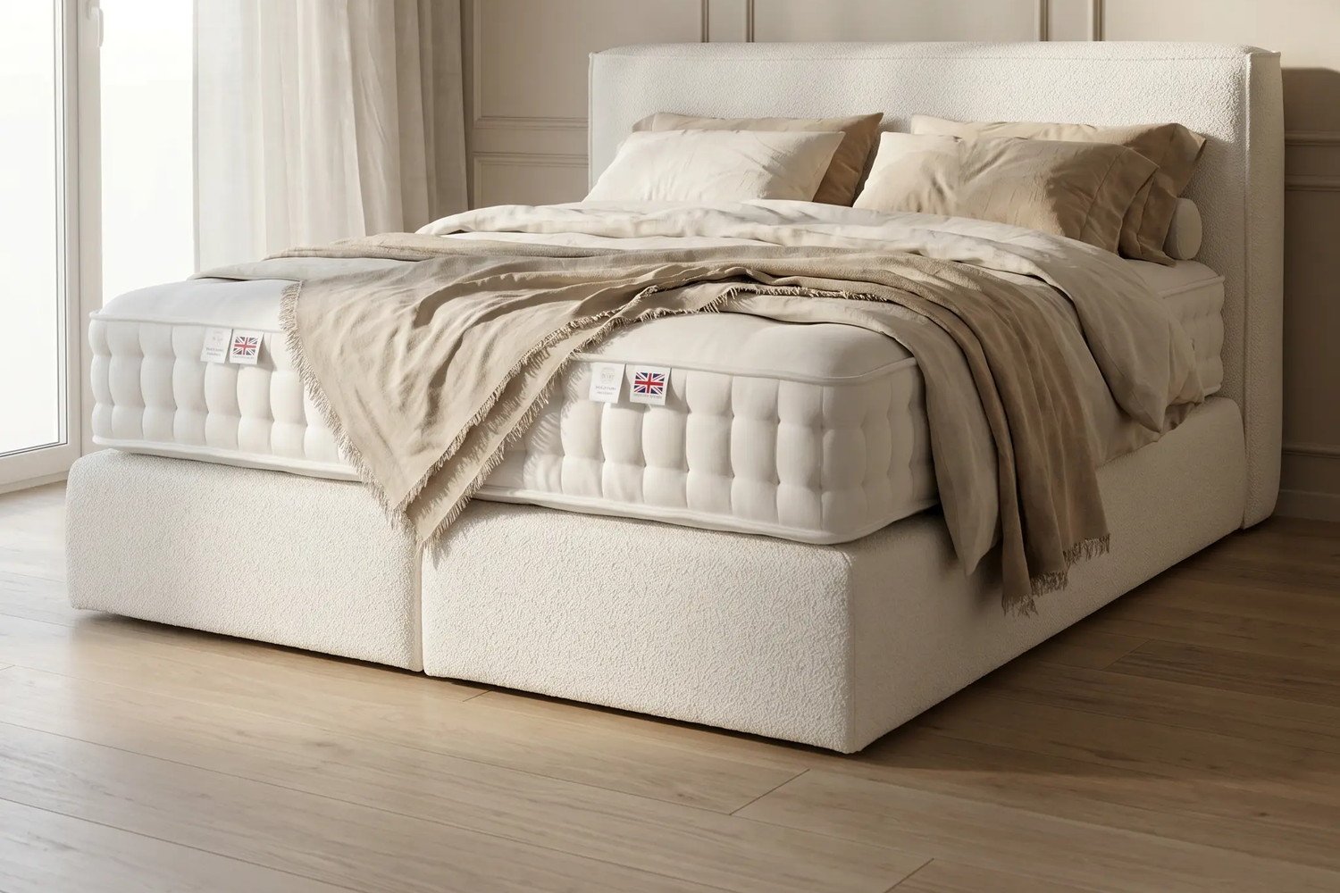 handgefertigtes-boxspringbett-mit-naturmaterialien-gratis-lieferung-Start Boxspringbett CUBE
